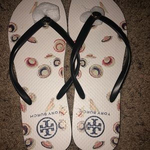 Brand new Tory Burch flip flops